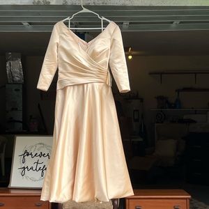 Candlelight satin gown